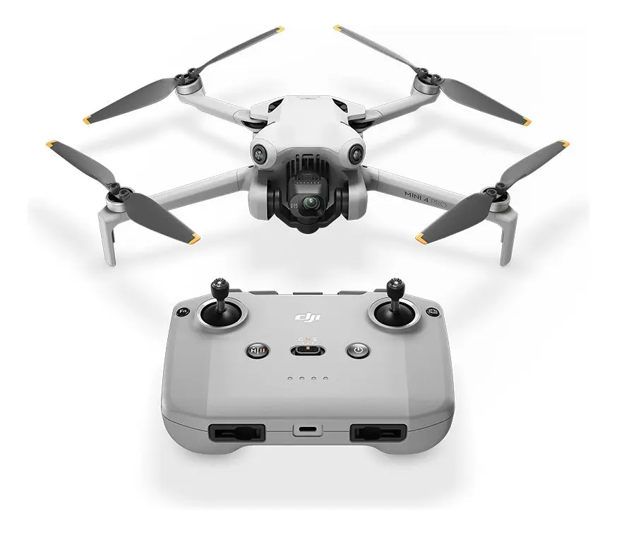 DJI Mini 4 Pro, drone premium com câmera 4K avançada e sensores de obstáculos