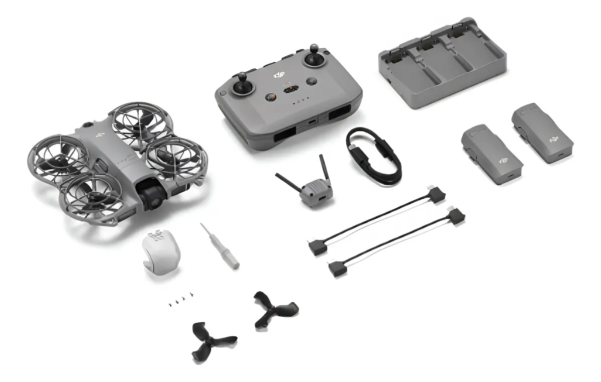 DJI Neo 2 Fly More Combo, drone compacto com câmera 4K para iniciantes e criadores
